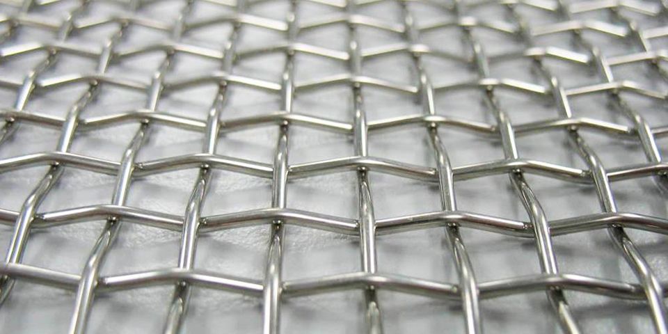 A roll of hot dipped galvanized security mesh